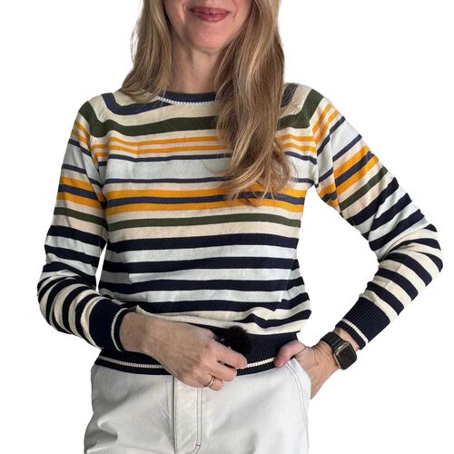POL Sela Spring Multi Stripe Knit Jersey